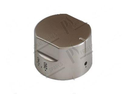 Изображение Thermostat knob  40 mm 80 ·260Â°C for Unox Part# KMN1091B, MN1091B0