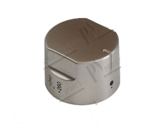 Image sur Thermostat knob  40 mm 80 ·260Â°C for Unox Part# KMN1091B, MN1091B0
