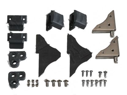 Picture of Oven door hinge [KIT] S.5-S.5E for Unox Part# KVM0012A, KVM1231A