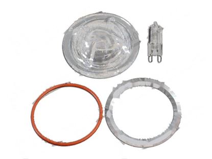 Immagine di Lamp 25W 230V G9 with glass [Kit] for Unox Part# KVT1195A