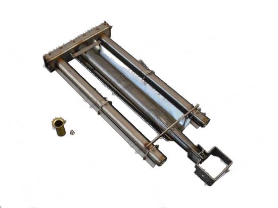 Immagine di Burner with 2 branches 445x200 mm INOX for Tecnoinox Part# RC05000000